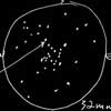 Sketch of Messier 7/M7 (NGC 6475) - Ptolemy's Cluster