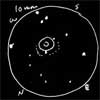 Sketch of Messier 28/M28 (NGC 6626)