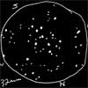 Sketch of Messier 39/M39 (NGC 7092)