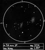 Sketch of Messier 65/M65 (NGC 3623) and Messier 66/M66 (NGC 3627)