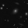 Sketch of Messier 84 and Messier 86 - The Heart of the Virgo Galaxy Cluster