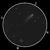Sketch of Comet 73P/Schwassmann-Wachmann 3-C and Messier 57 (M57) - MAY 07/08, 2006