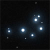 Sketch of Messier 45 (M45/The Pleiades) Naked Eye