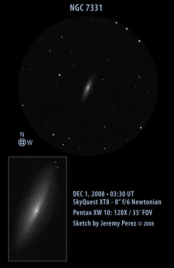 Sketch of NGC 7331