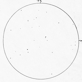 Original Pencil Sketch of Tau and 83 Leonis
