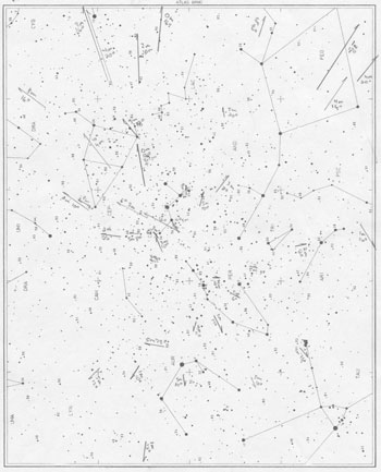 Labeled field sketch of 2010 Perseids