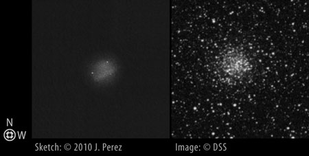 Sketch/DSS Photo Comparison of NGC 6712