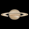 Sketch of Saturn<br />CMI 321° - CMII 194° - CMIII 288° - JAN 29, 2011 - 1245 UT