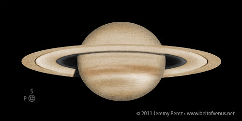 Sketch of Saturn