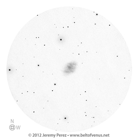 Original Negative Sketch of Messier 1