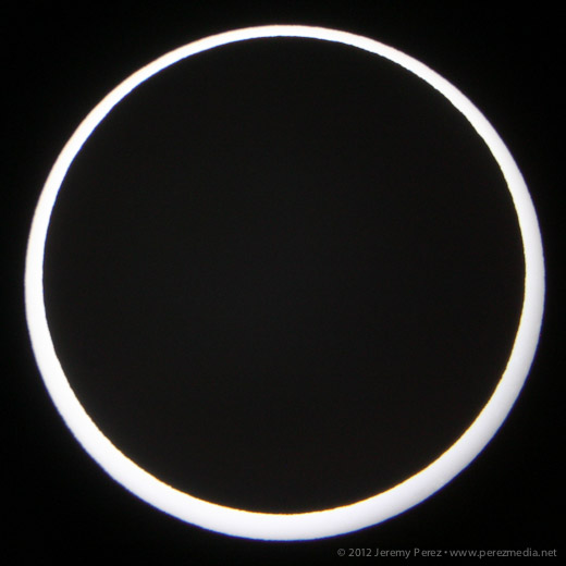 White Light Annular Eclipse