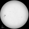 White Light Solar Sketch - JAN 3, 2014 - 2230-2345 UT