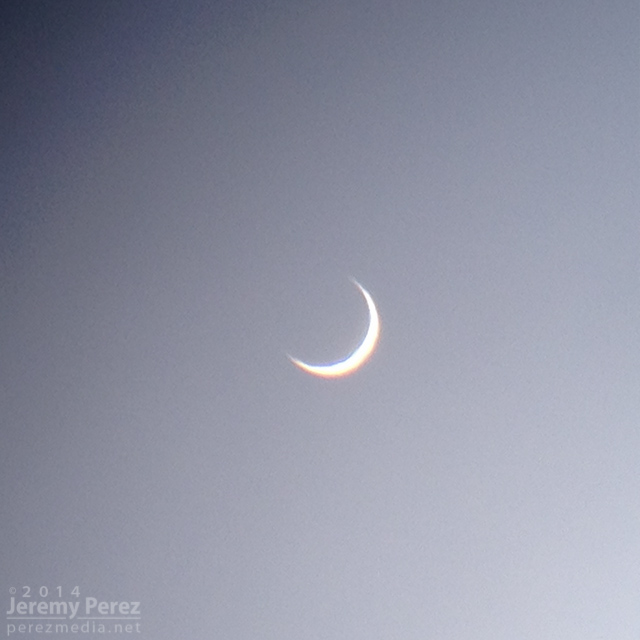 Crescent of Venus - January 3, 2014