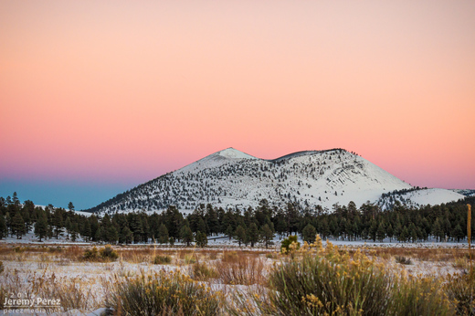 The Belt of Venus and Sunset Crater I