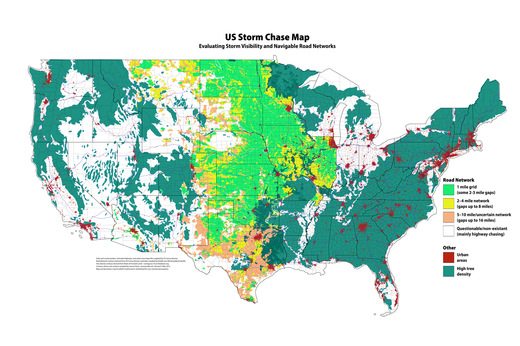 US Chase Map 5 May 2015 - with forest
