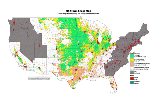 US Chase Map 15 May 2015 - without forest
