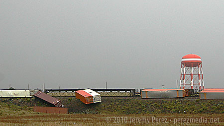 Train derailment at Bellemont