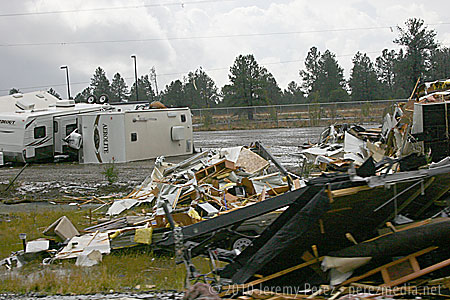 RV Lot Damage